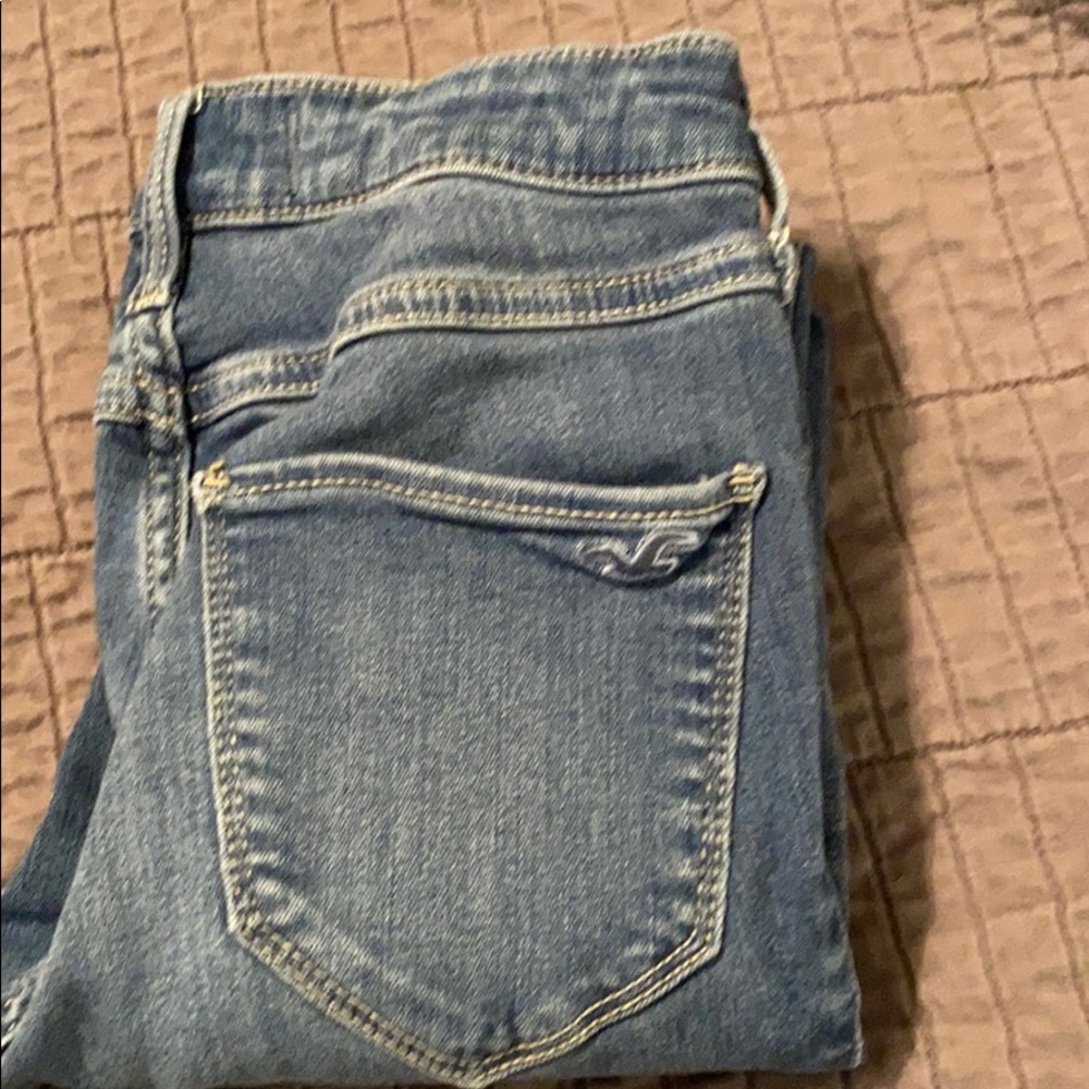 High rise jean legging